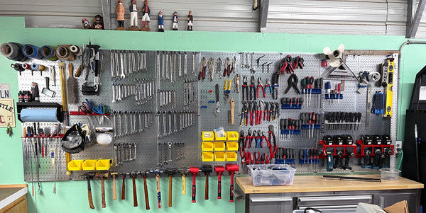 SoCal Angler Aqua Themed Tool Wall Storage