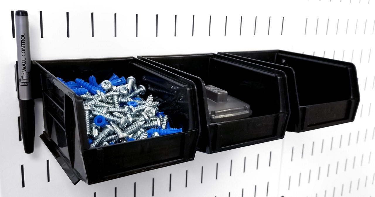Hanging Bins for Wall Control Pegboard