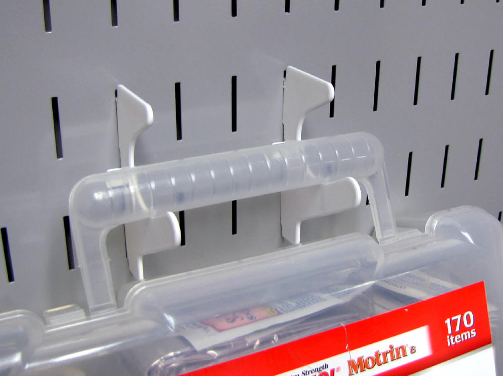 Wall Control Peg Hooks in Slots