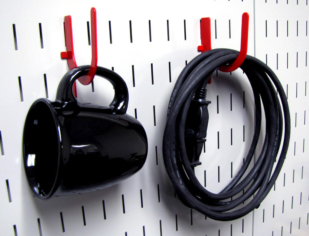 Extension Cord Pegboard Peg Hook Bracket for Wall Control