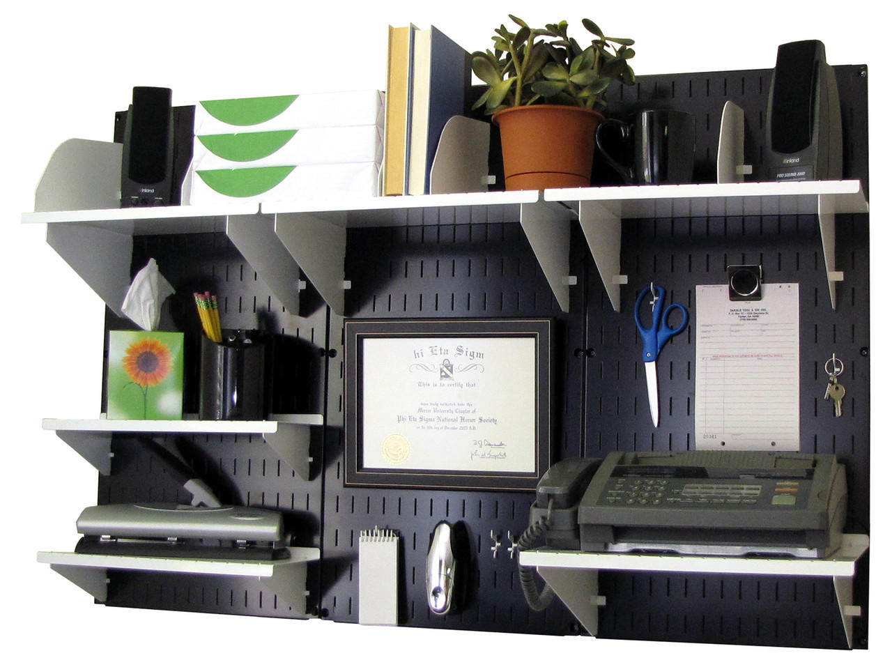 Pegboard Office Organizer