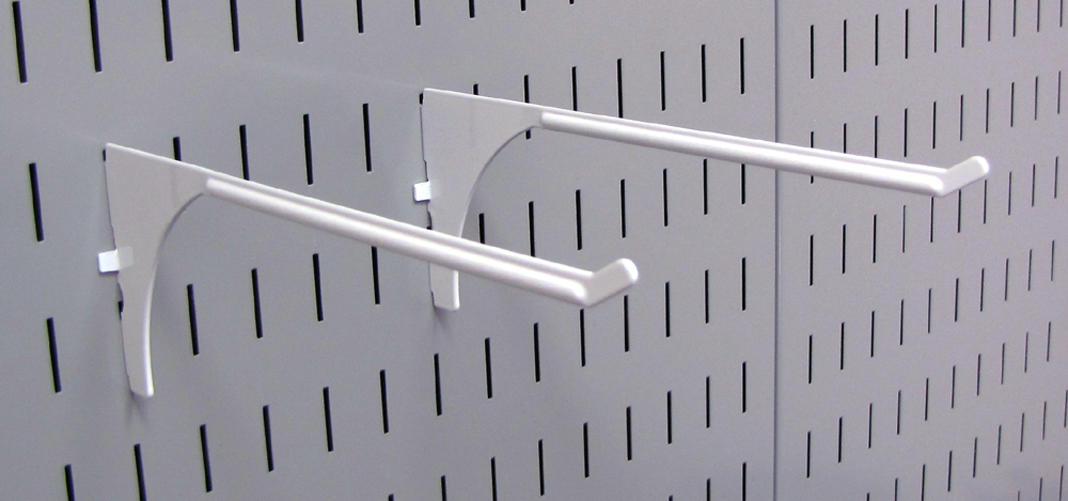 Extended Reach Slotted Pegboard Hook (2) Pack - 9in Reach - 10-ER-004