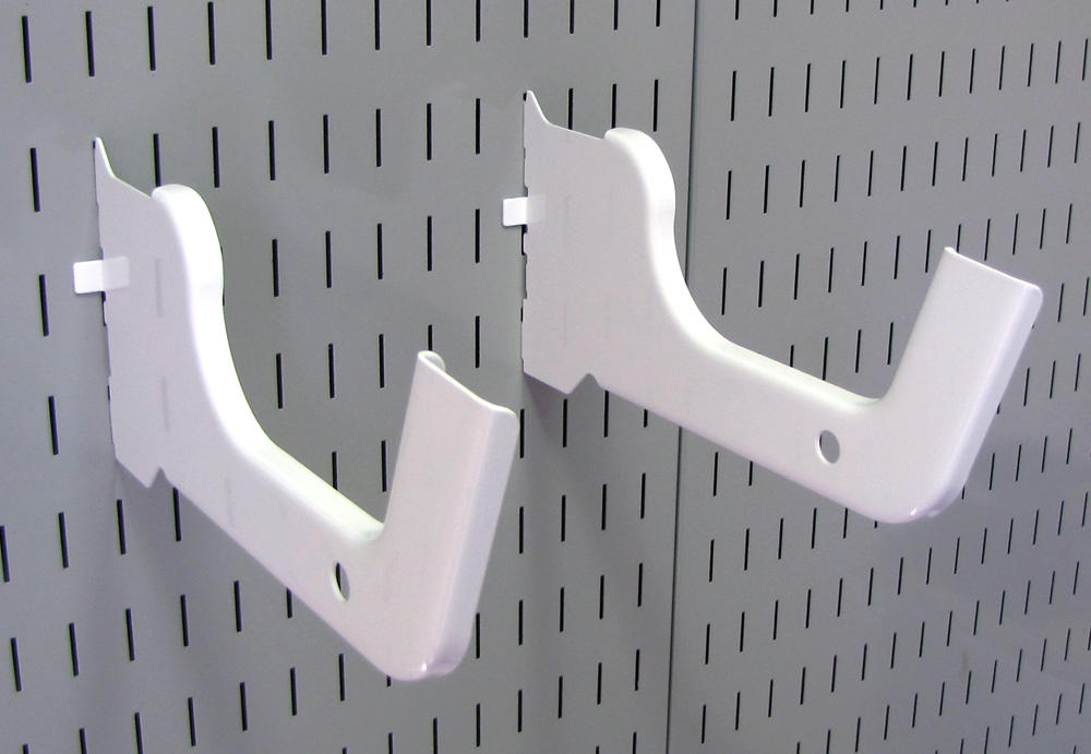 Heavy-Duty Slotted Pegboard Hook (2) Pack - 12in Reach - 10-HD-012