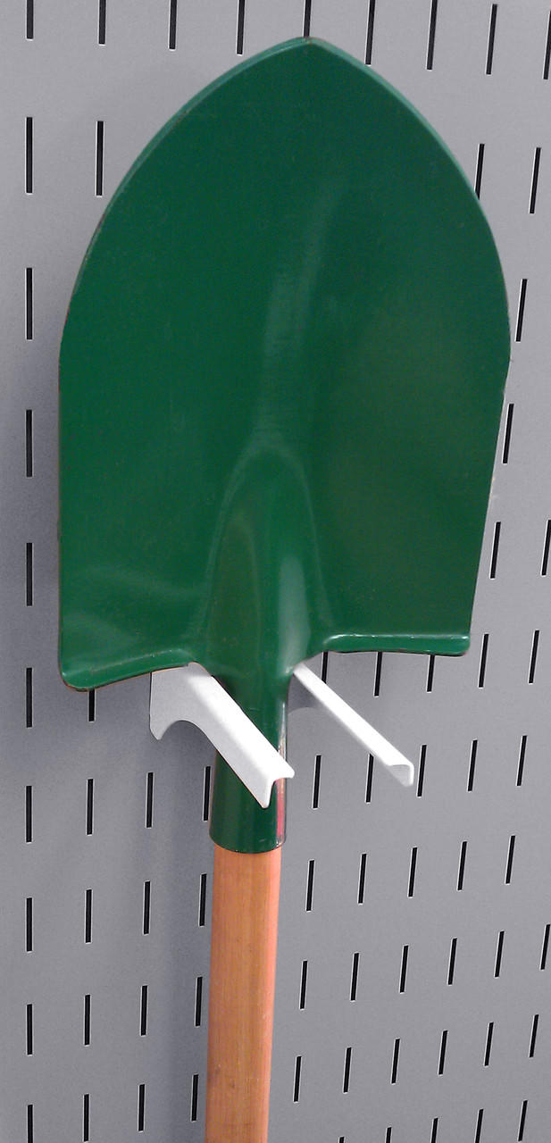 Wall Control Shovel Peg Hook Bracket for Slotted Pegboard