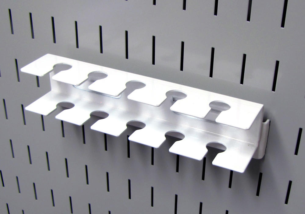 Slotted Metal Pegboard Slotted Tool Holder - ASM-SL-008