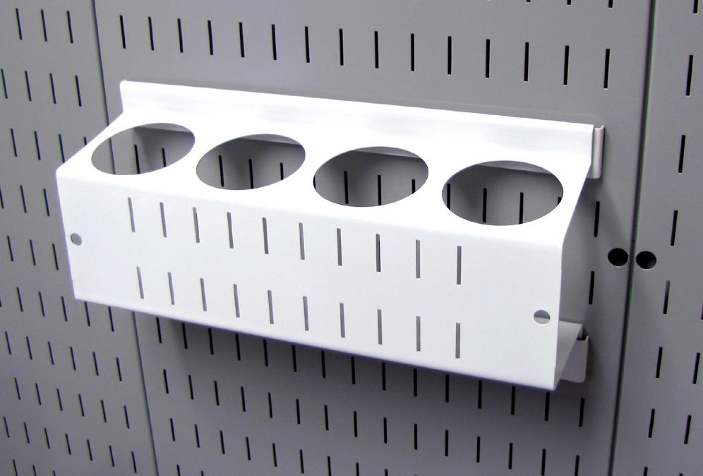 Slotted Metal Pegboard Aerosol Spray Can Holder - ASM-CH-014