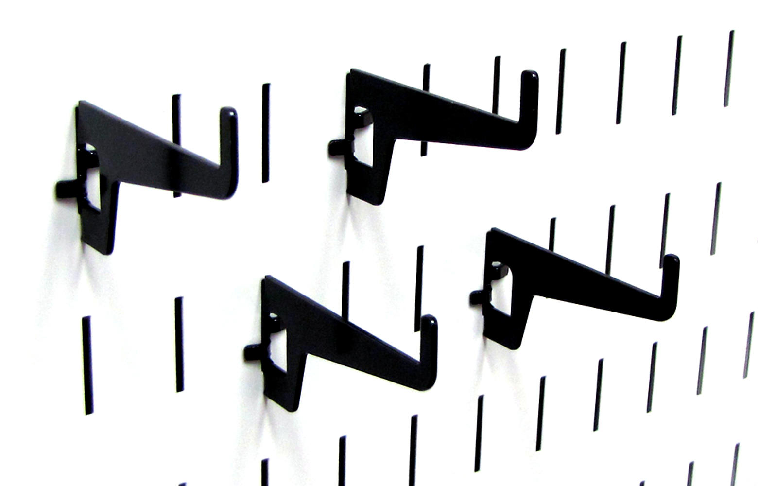 Long Reach Slotted Pegboard Hook (4) Pack - 2-7/8 Reach - 10-HL-102