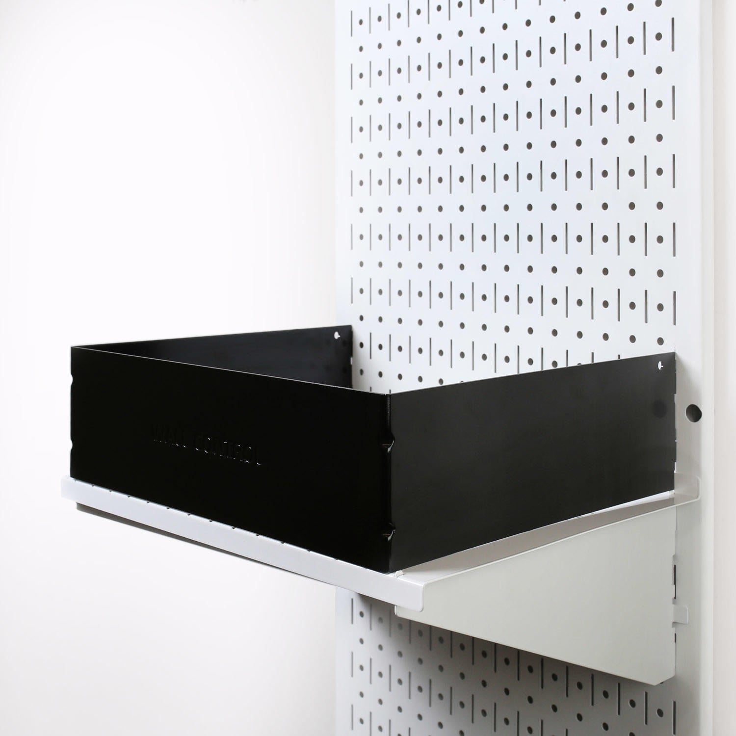 12in Deep Shelf Guard and Wall Containment Stabilizing Bracket - 10-LP-1412