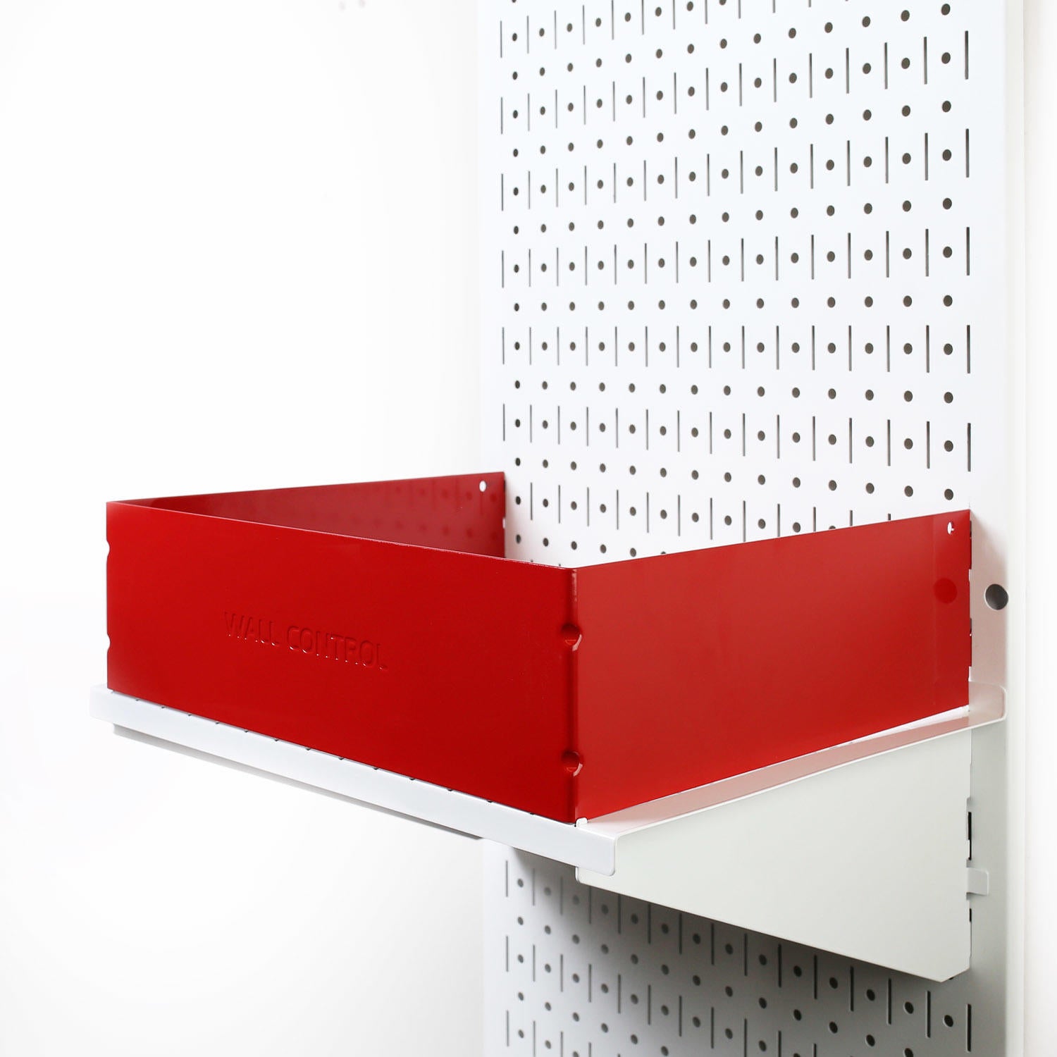 12in Deep Shelf Guard and Wall Containment Stabilizing Bracket - 10-LP-1412
