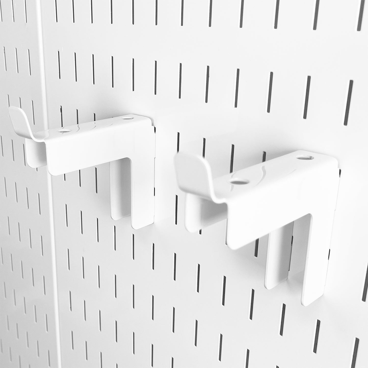 4in Short Stout Sturdy Heavy Load Pegboard Wall Hook Pair - 10-SAS-0104