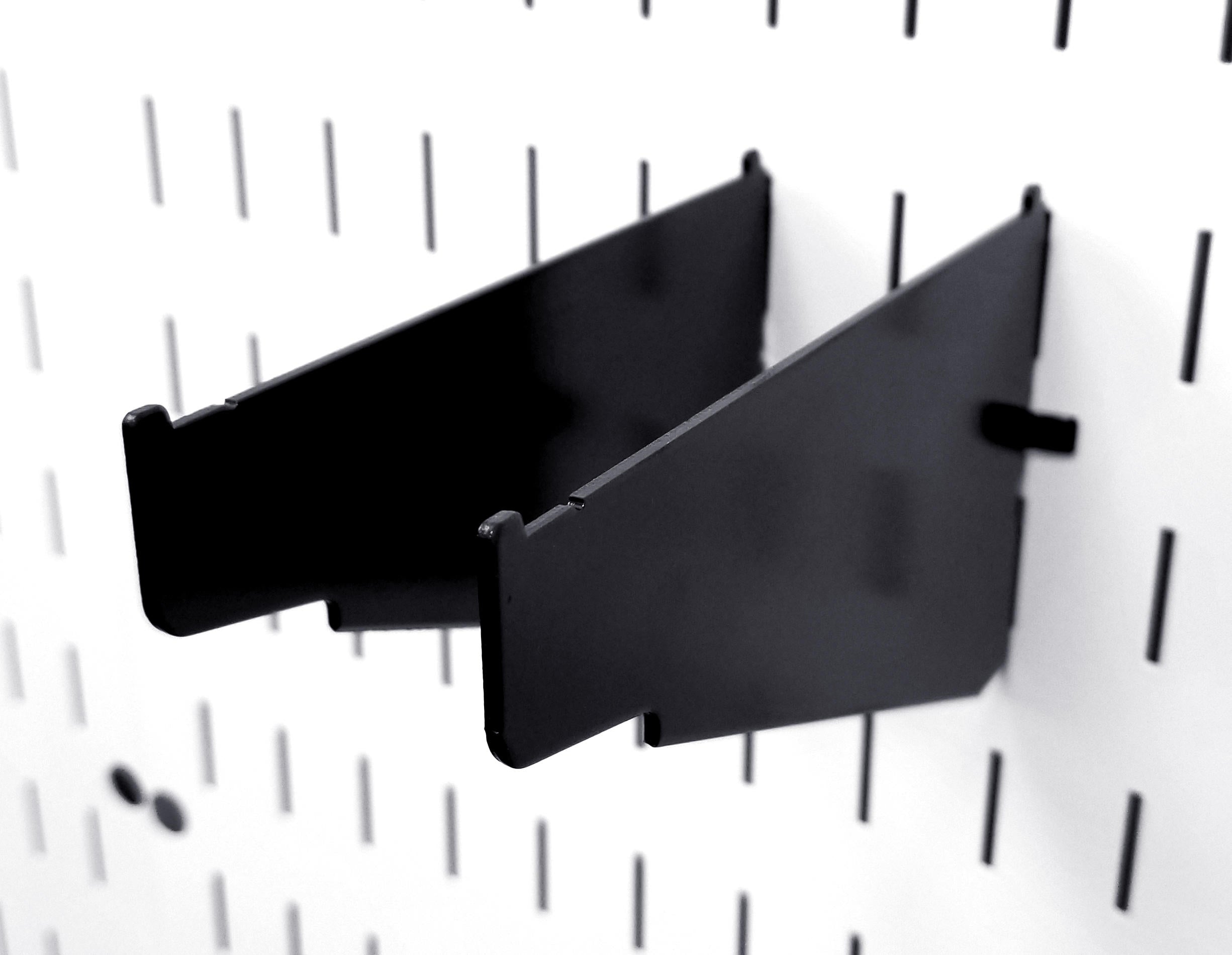 Clamp Rack Brackets Clamp Storage for Pegboard Clamp Wall Organizers - 4 to 12 Inch Shelf Bracket Pair & Clamp Bracket Pair