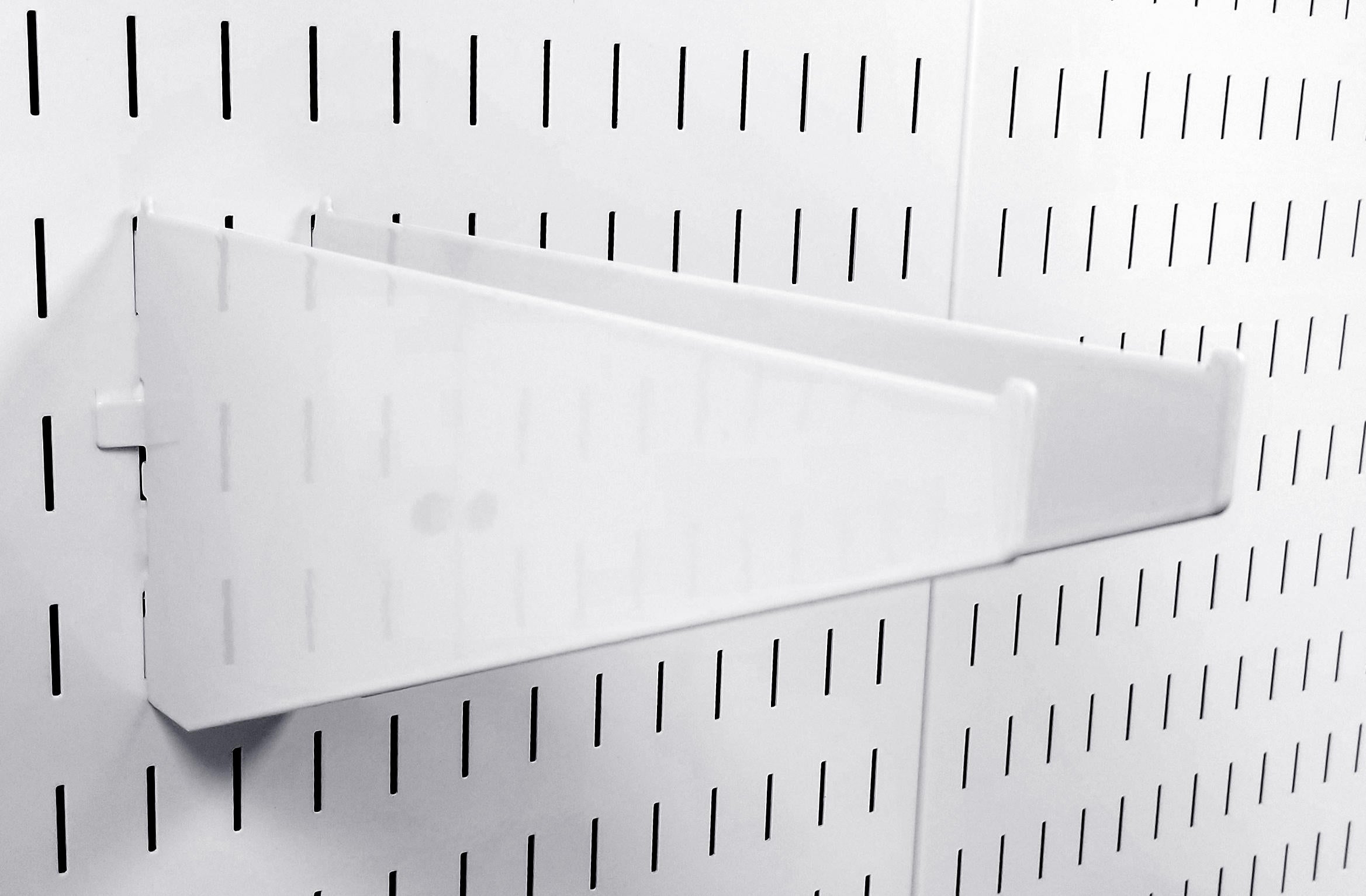 Clamp Rack Brackets Clamp Storage for Pegboard Clamp Wall Organizers - 4 to 12 Inch Shelf Bracket Pair & Clamp Bracket Pair