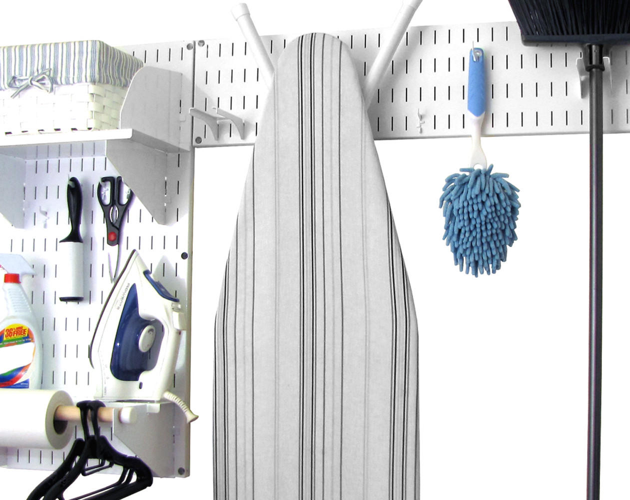 Wall Control Laundry Room Organizer Wall Unit