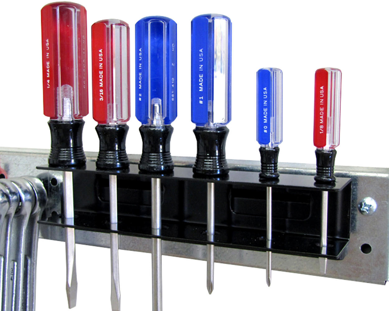 Screw Driver Holder for Pegboard Strip
