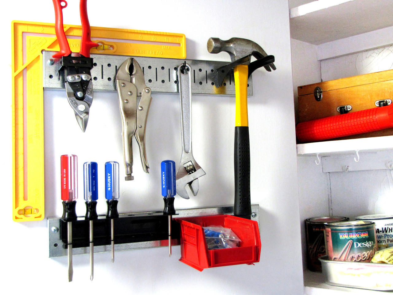 Metal Peg Board Strips