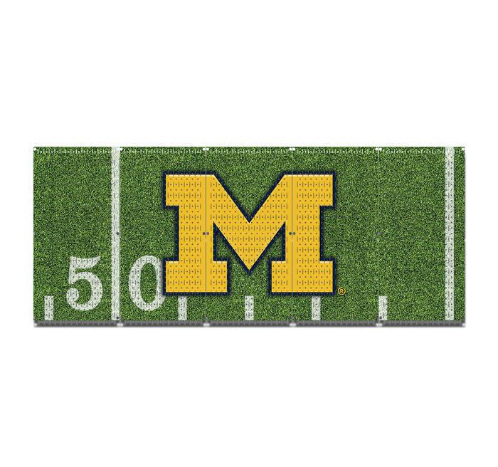 Michigan Football Functional Wall Art Pegboard Storage Organizer System