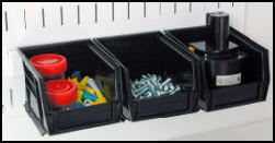 Wall Control Pegboard Bins