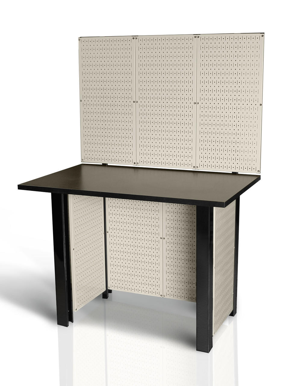 Pegboard Workbench for Home and Garage Storage