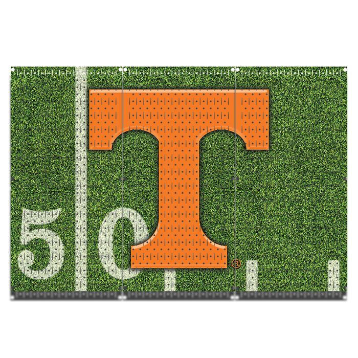 Tennessee Volunteers Football Flag Metal Pegboard Wall Art Tool Organizer