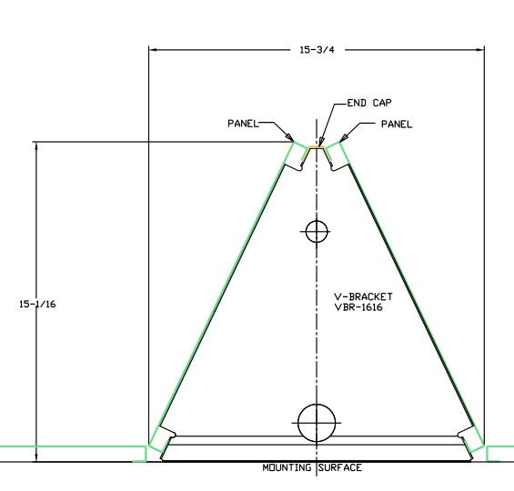 3D V-Bracket Metal Pegboard Space Optimizer