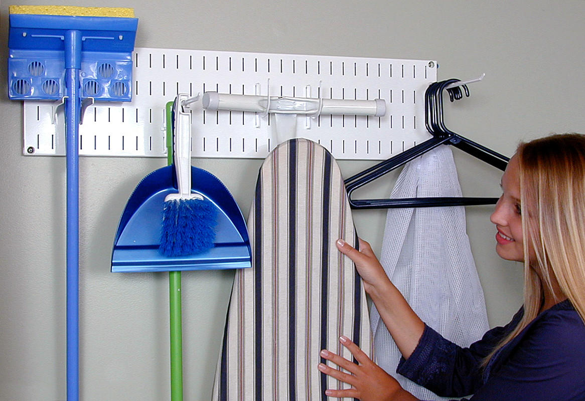 Easy to Install Laundry Room Wall Organizer Closet System