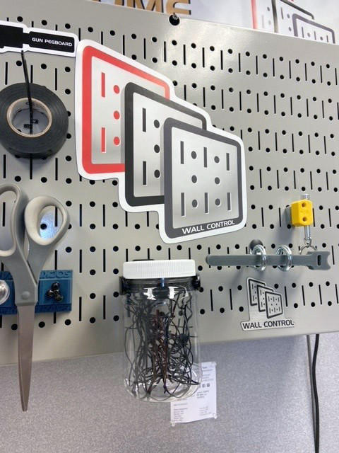 Wall Control Metal Pegboard Jars