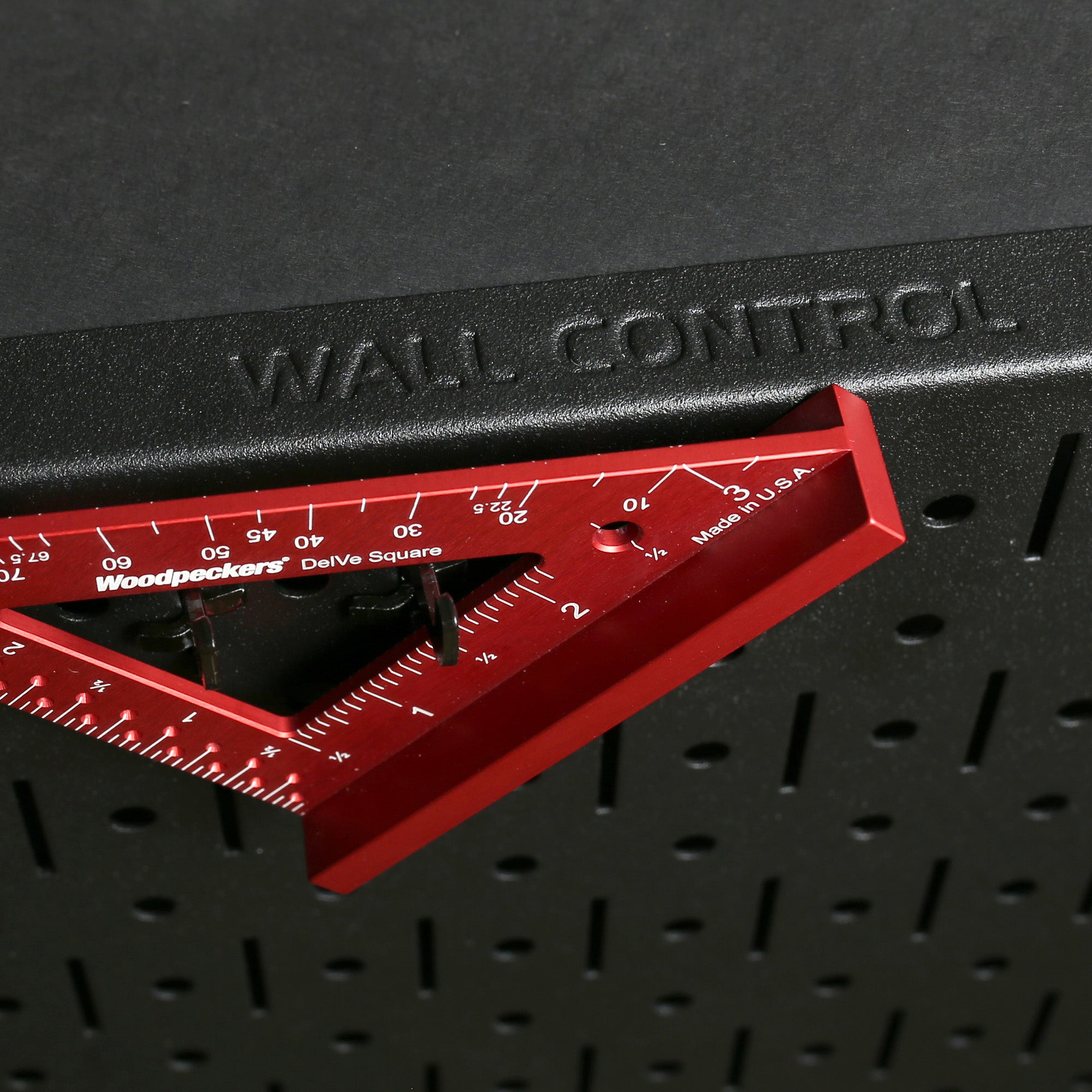 Signature Series Textured Matte Metal Pegboard Panel - Vertical 32in x 16in