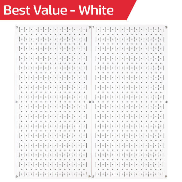Best Seller White Pegboard - Wall Control White Metal Peg Boards Best Value