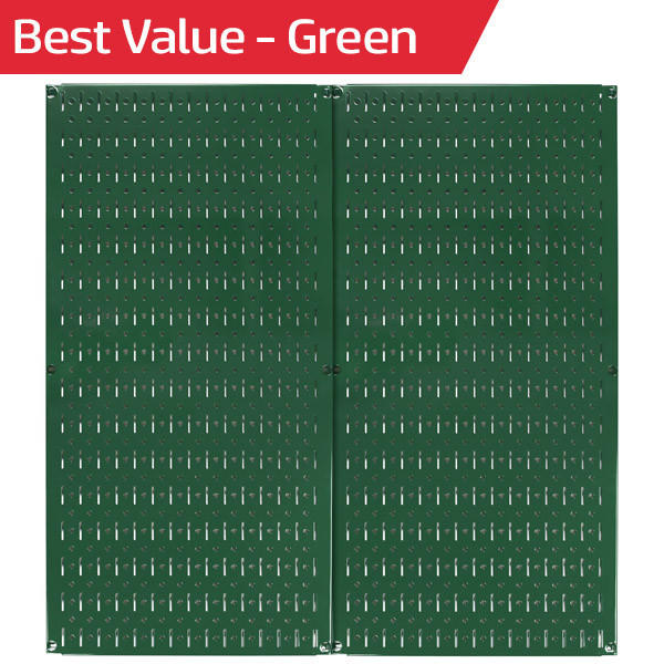 Best Value Green Pegboard - Best Seller Wall Control Green Metal Peg Boards