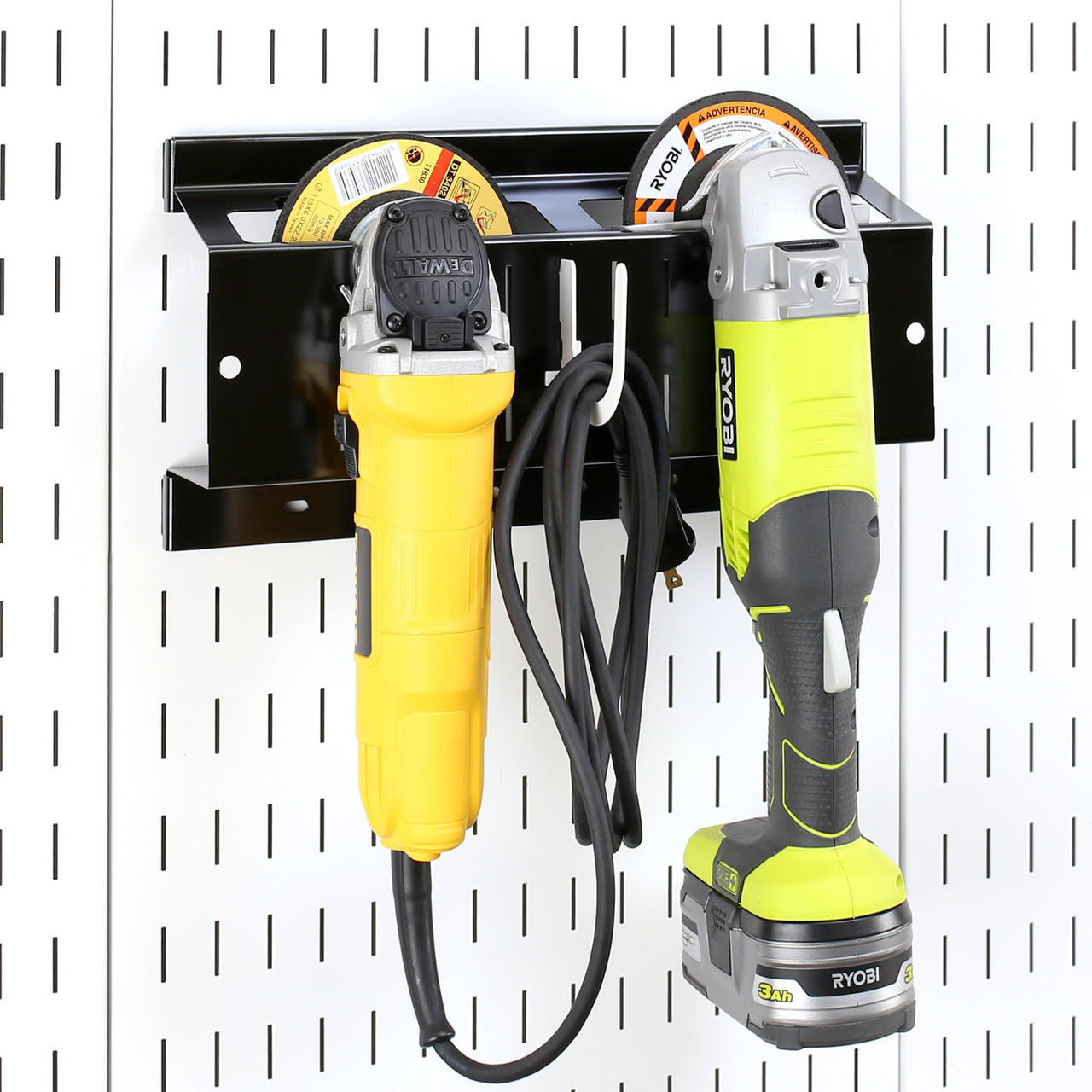 How to Store Grinders on Pegboard