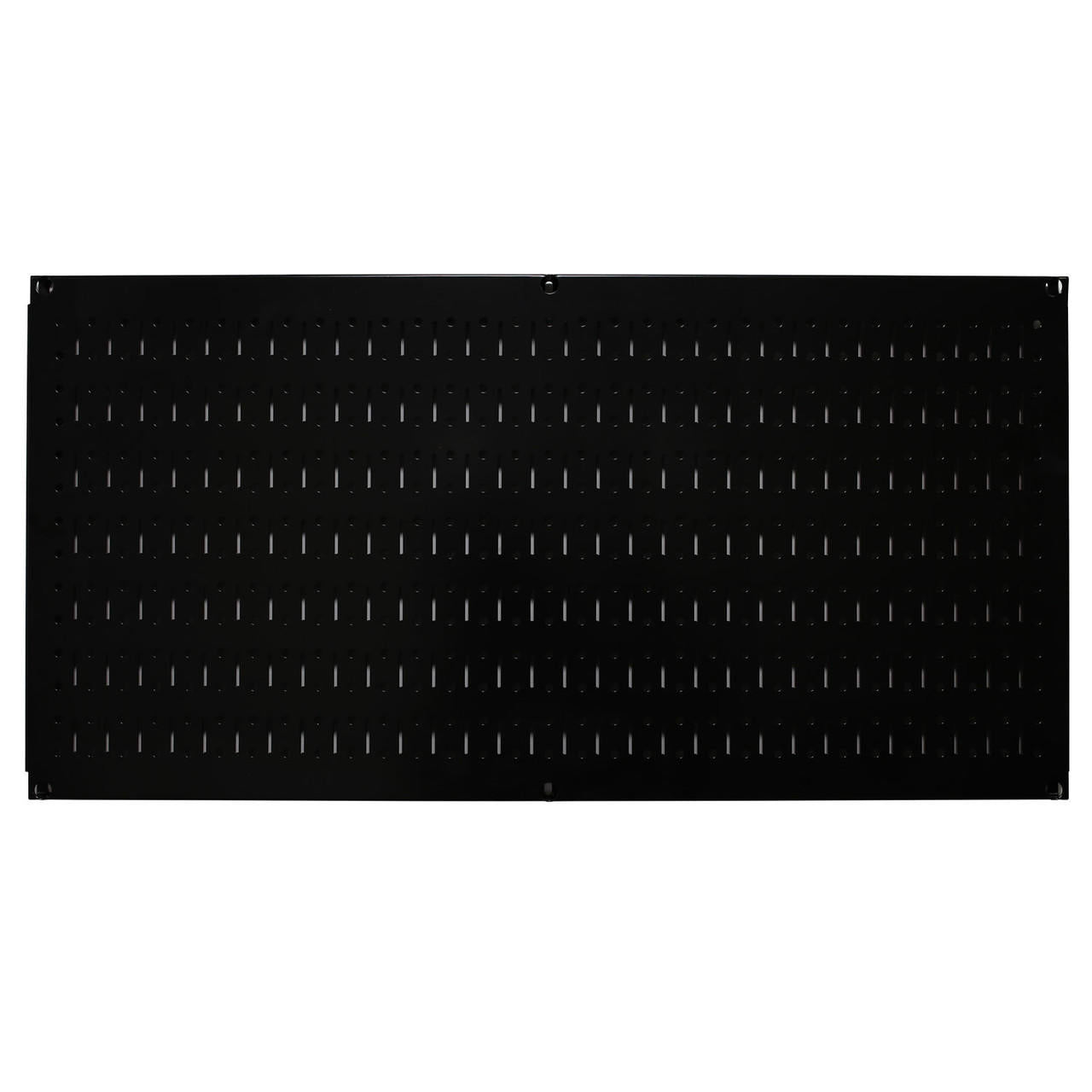Black Horizontal Metal Pegboard