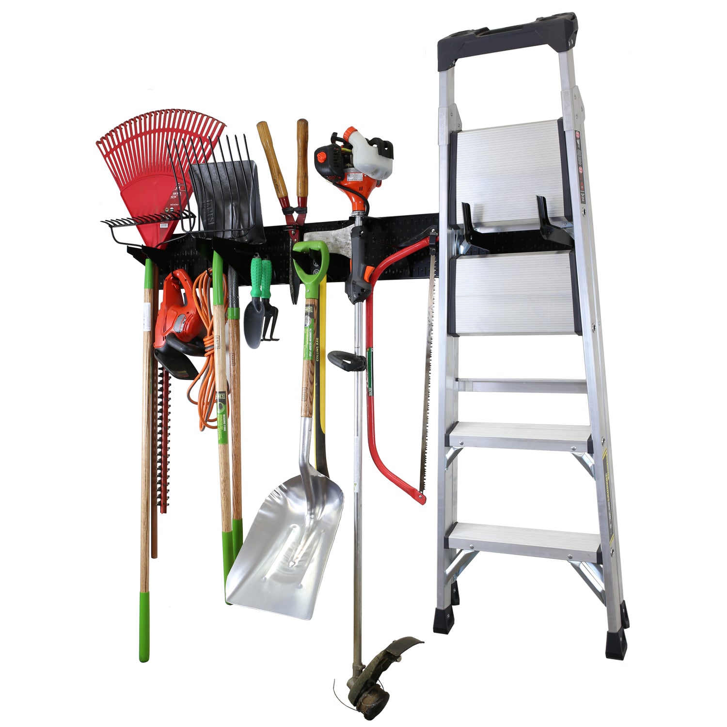 8in x 32in Horizontal Metal Pegboard Tool Board Panel