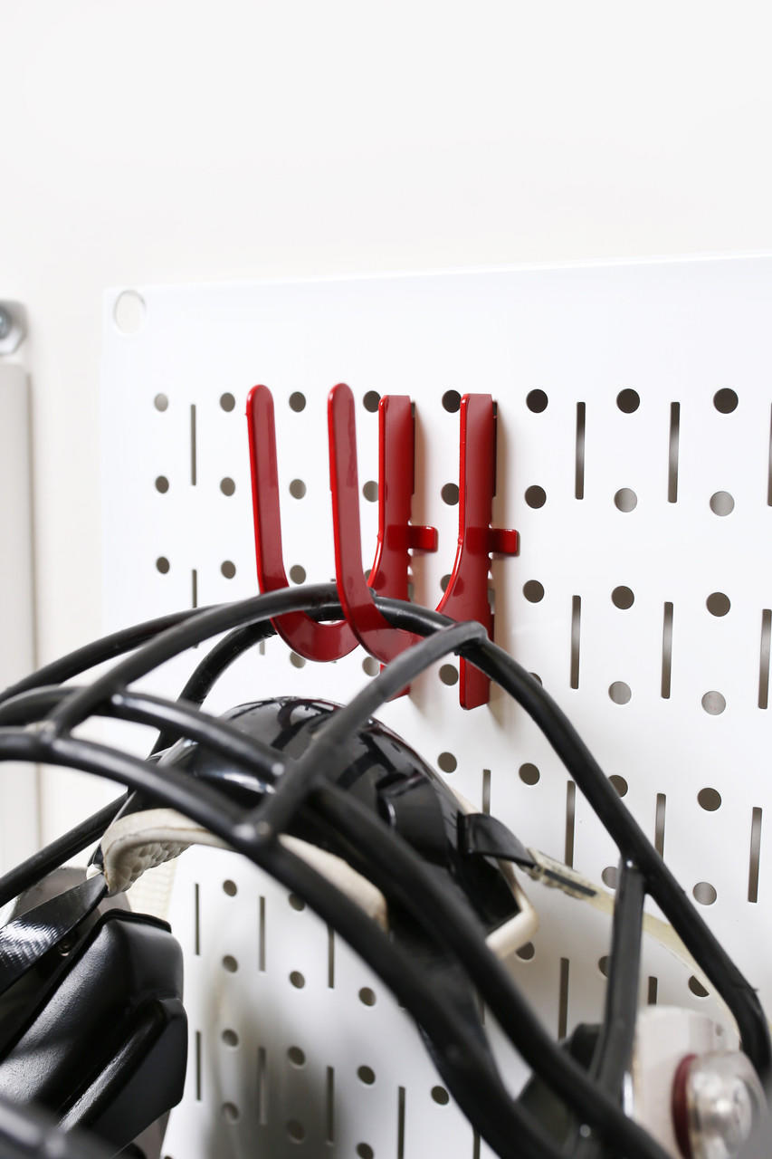 Helmet Wall Rack Storage Peg Board Hooks