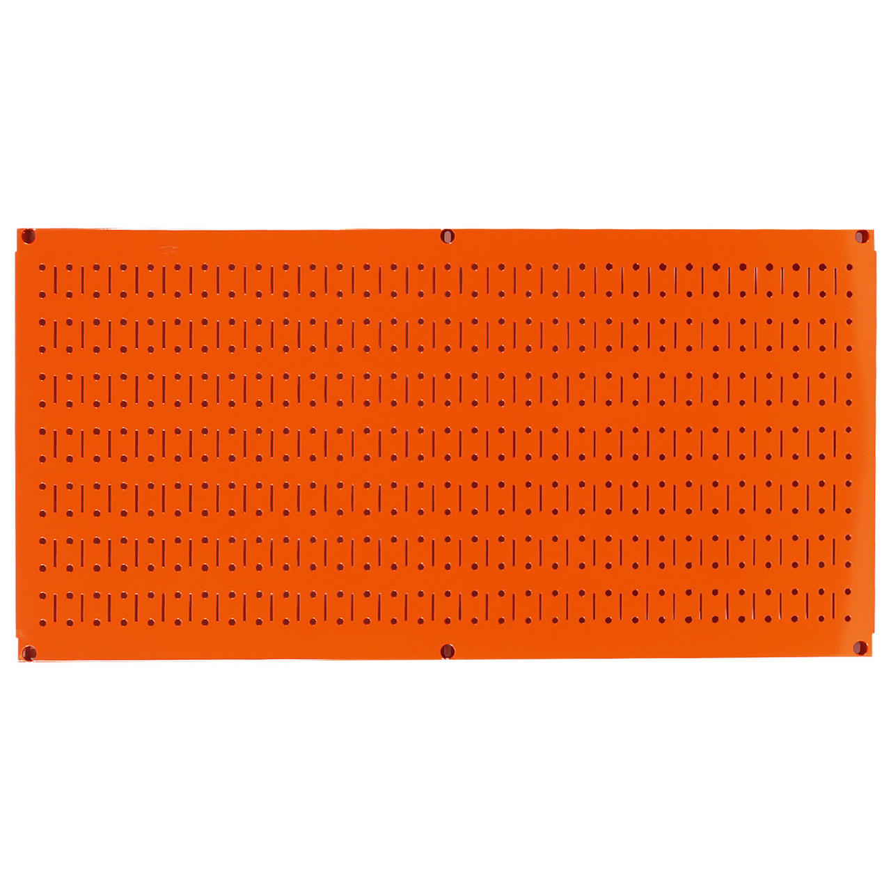 Orange Pegboard Painted Peg Board