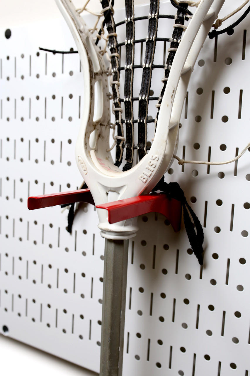 Lacrosse Stick Wall Hook Storage for Pegboard Organizer