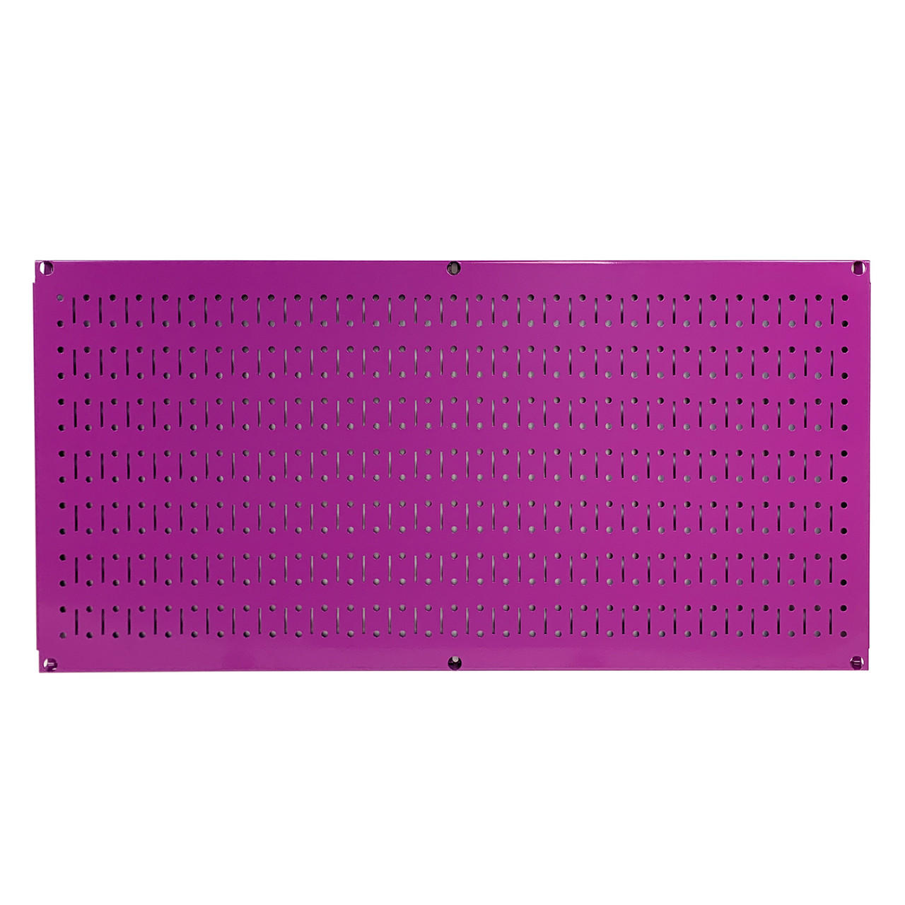 Purple Metal Pegboard Horizontal