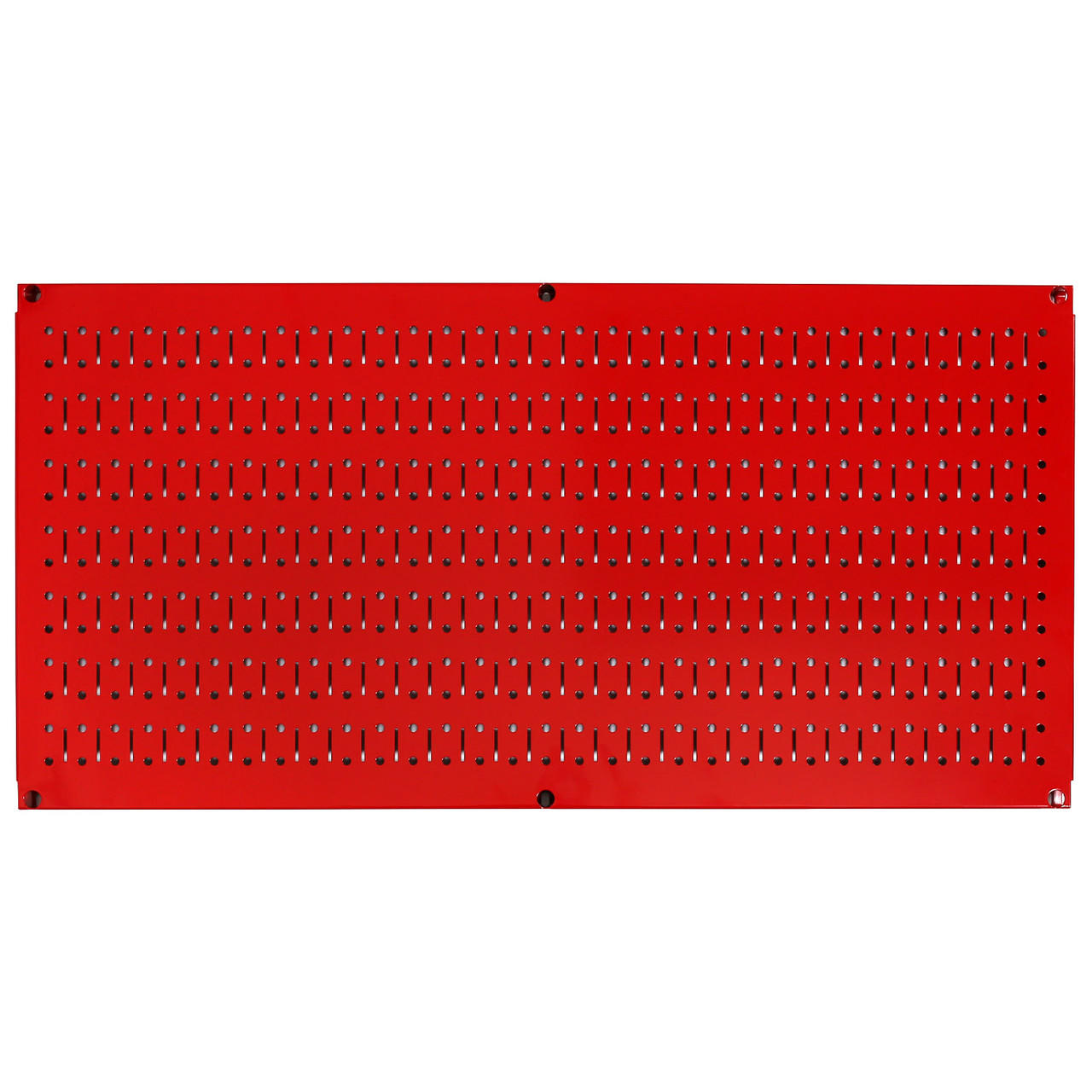 Wall Control Horizontal Red Pegboard