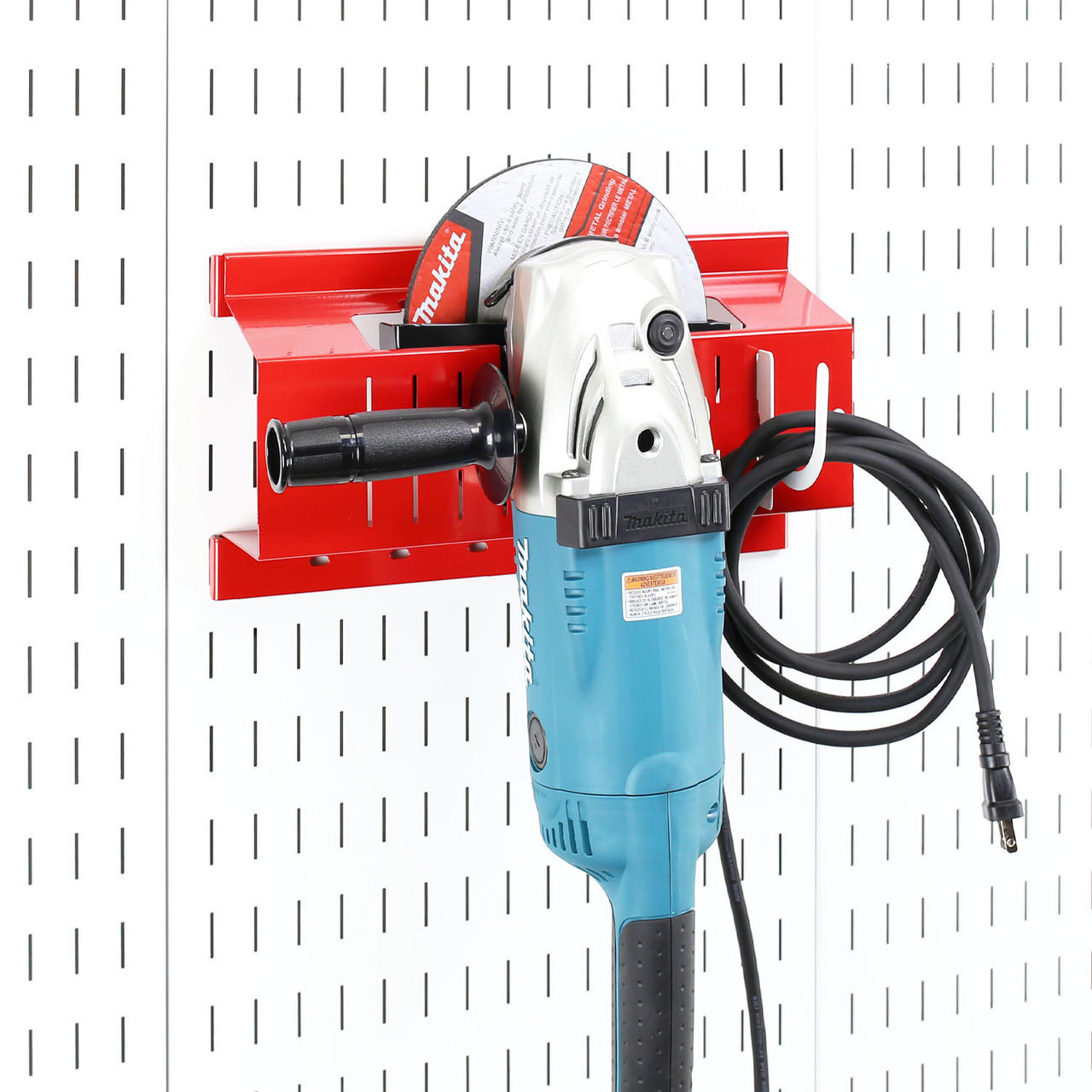 Angle Grinder Storage Rack Pegboard Organizer - 4-1/2" & 7" Angle Grinder Holders