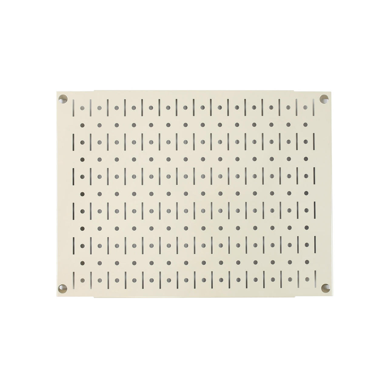 Small Tan Metal Pegboard