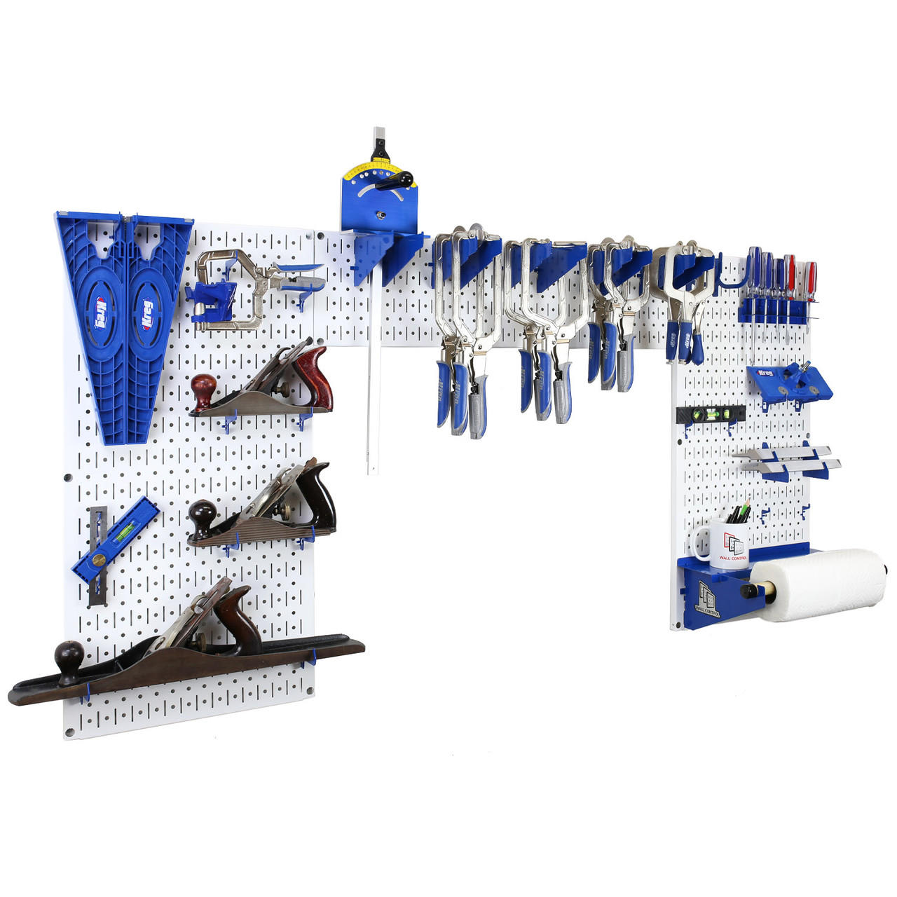 Woodworking Tool Storage Pegboard Kit - Lazy Guy DIY