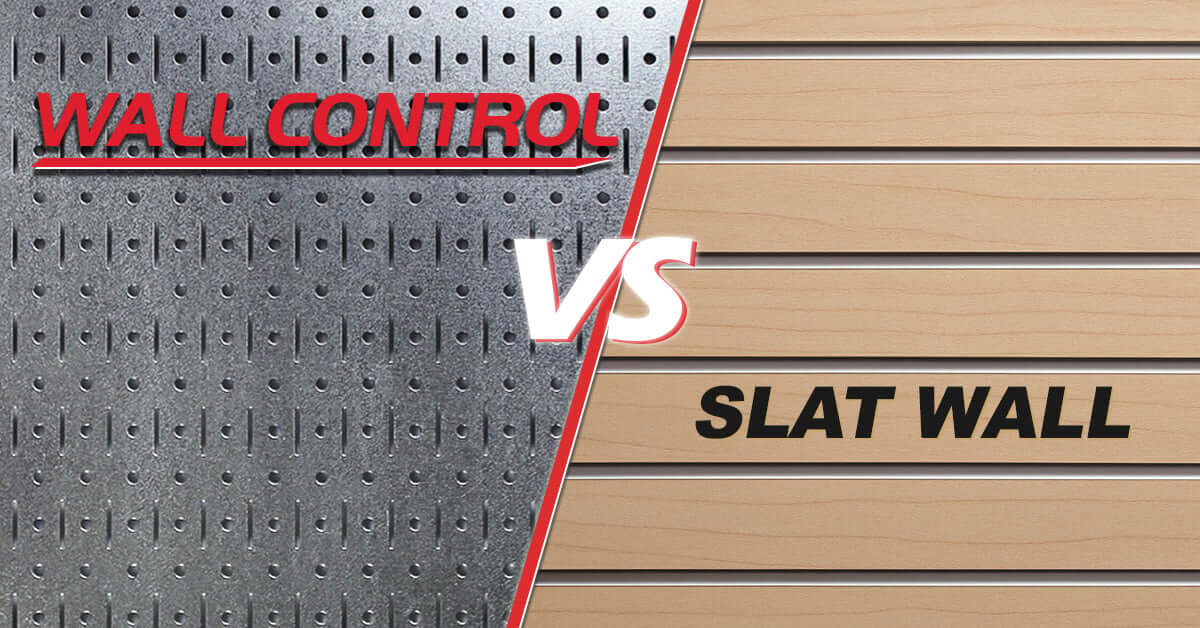 Wall Control Pegboard vs. Slat Wall