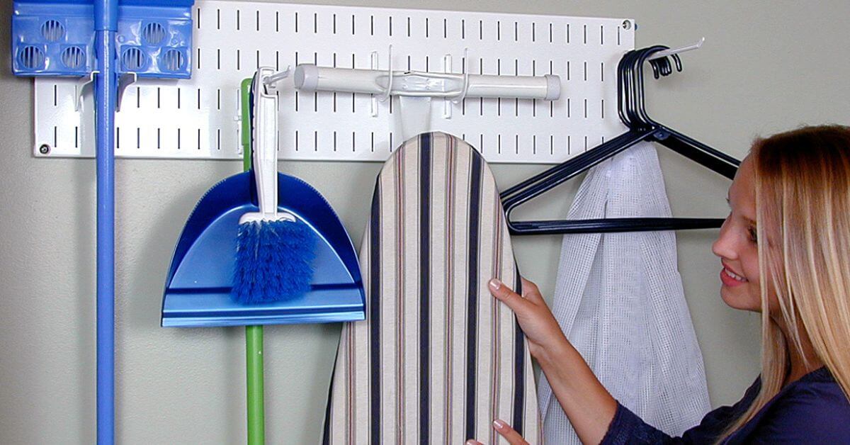 Why You Should Use a Pegboard in Your Laundry Room