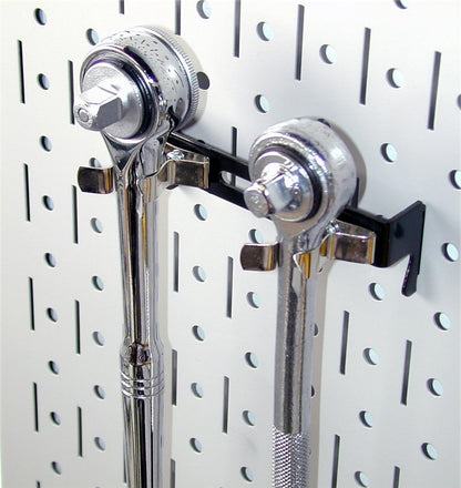 Peg Board Clip for Wrenches on Wall Control Bracket