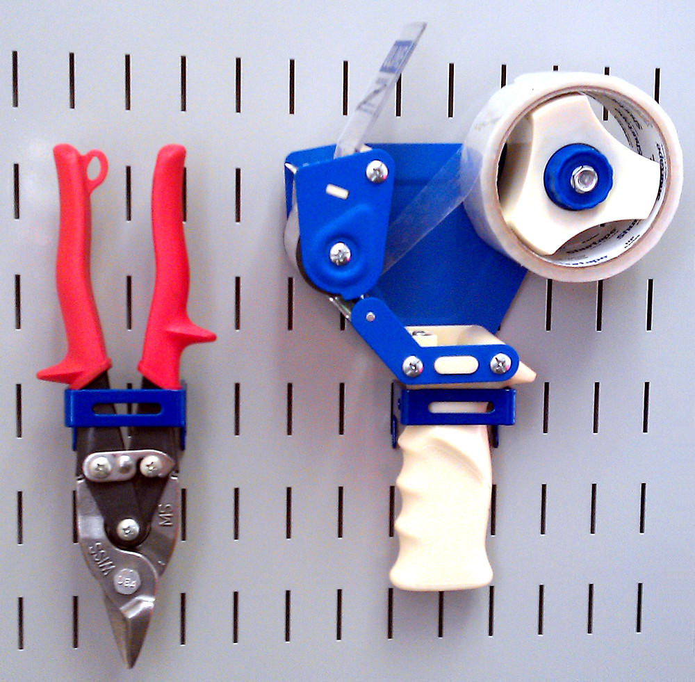 Pegboard for Packing Tape Station