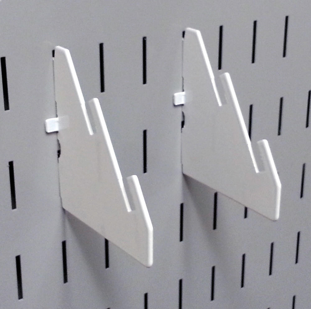 Slotted Brackets for Pegboard