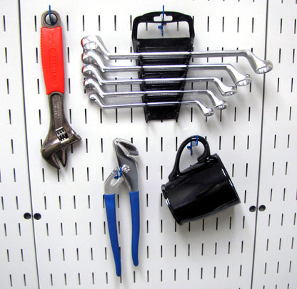 Wall Control Slotted Pegboard Hooks for Wrenches