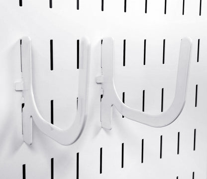 U-Shaped Slotted Pegboard Hook (2) Pack - 4in Reach - 10-UH-404