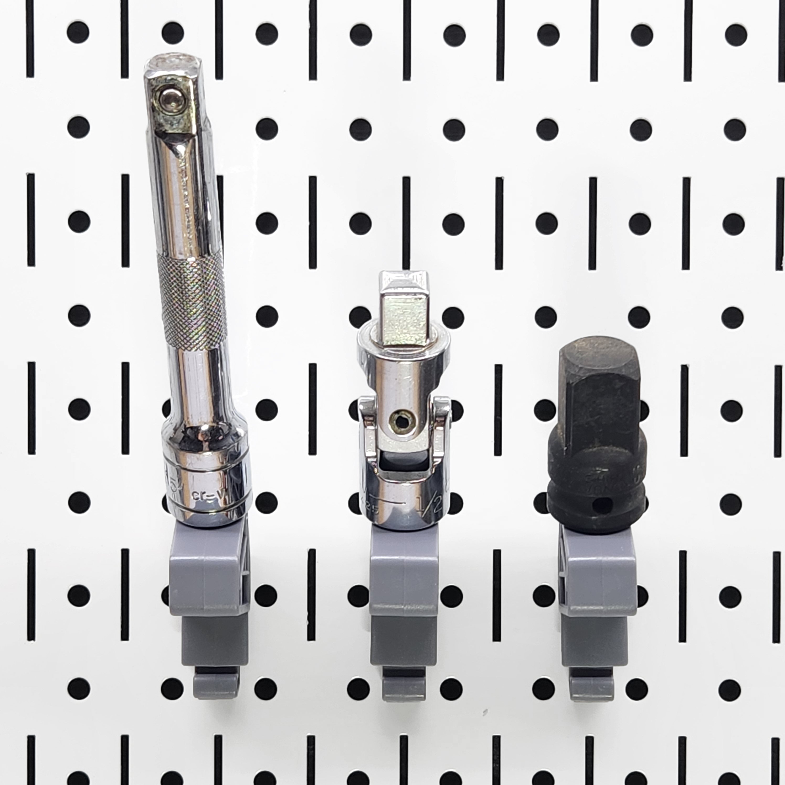 TROPEK 1/2in Socket Organizers Holding Various Adapters
