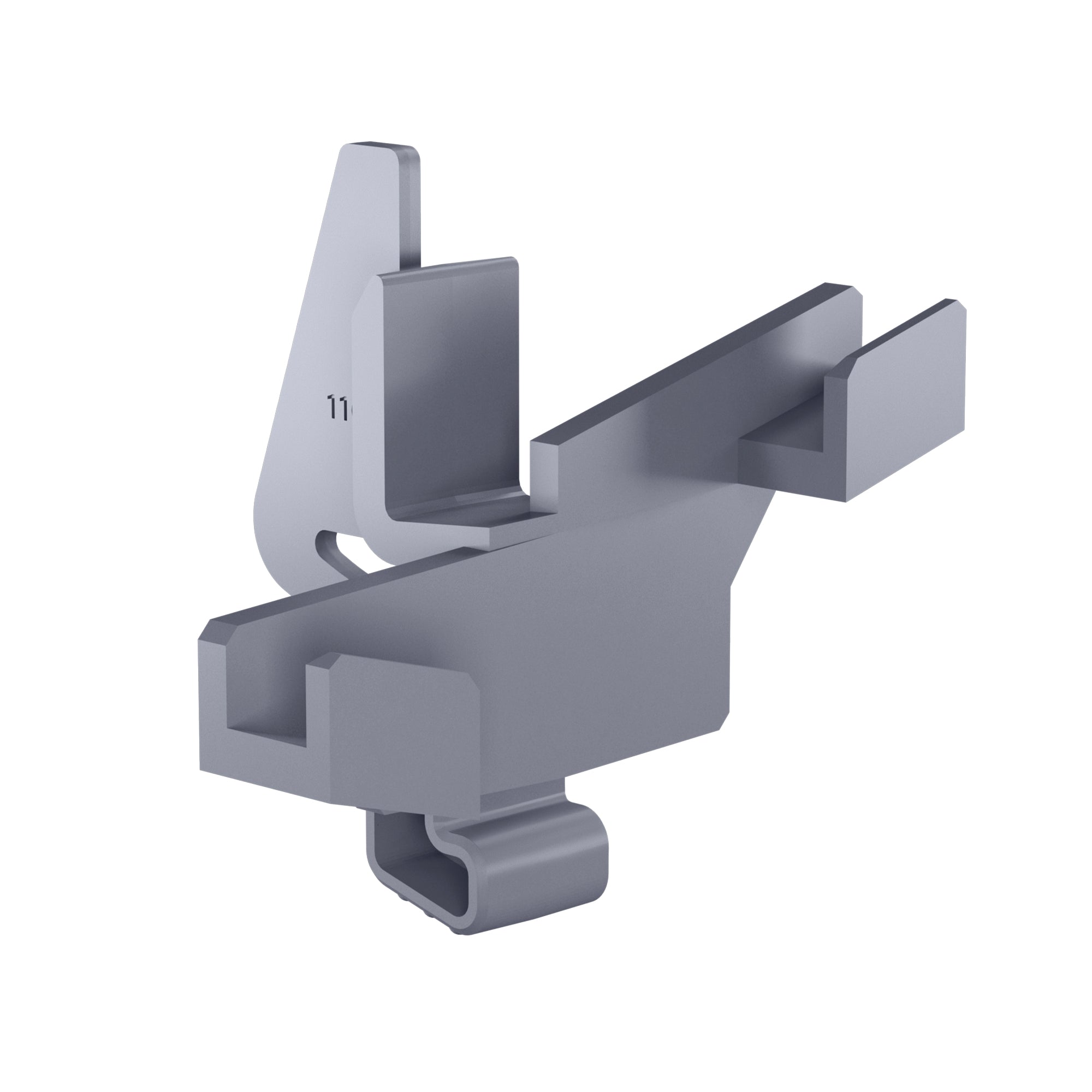 Side view of the TROPEK™ 116 Bracket for Wall Control™ panel slot.