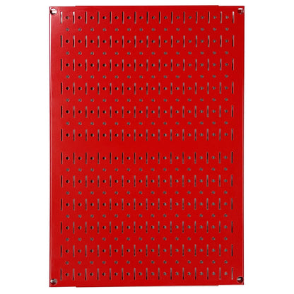 2 Feet Red Metal Pegboard Customized